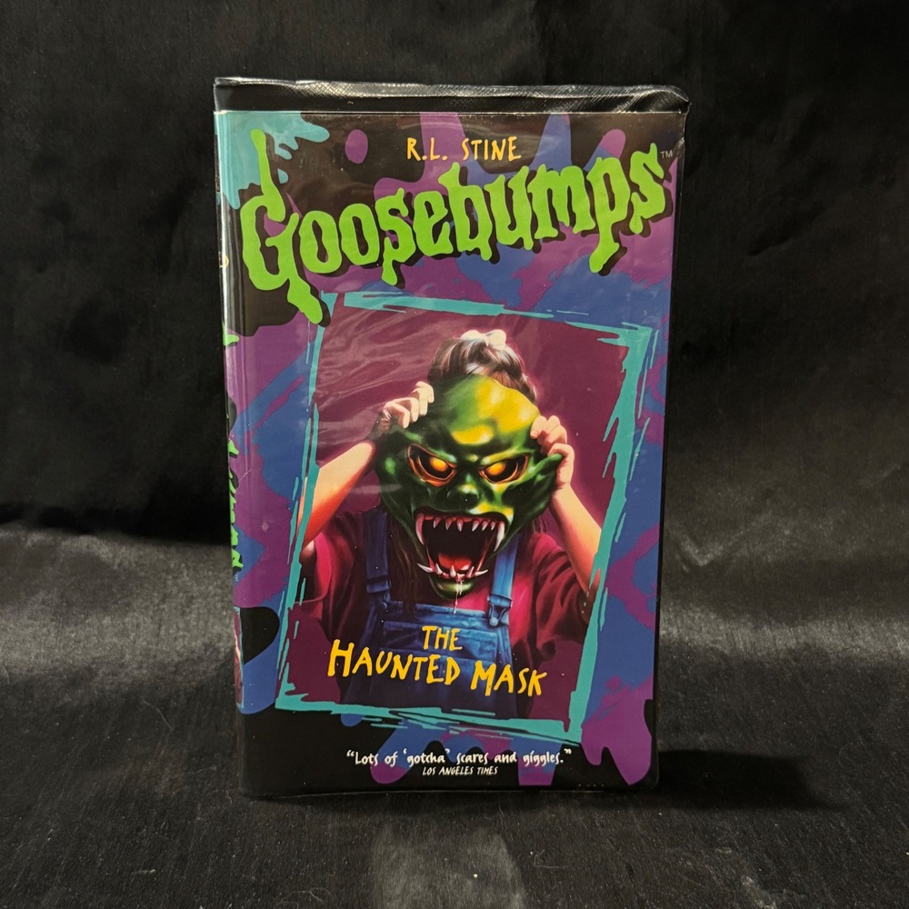 Goosebumps The Haunted Mask VHS 1995 R.L. Stine Fox Video Clamshell 4461